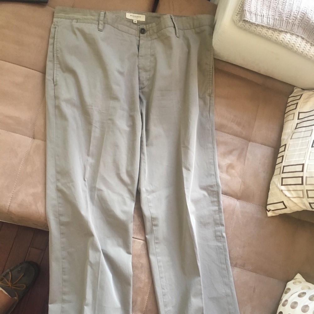 Burberry khaki trousers